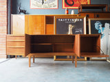 Mid-Century McIntosh Teak Sideboard Large with centrally placed cupboards - erfmann-vintage