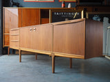 Mid-Century McIntosh Teak Sideboard Large with centrally placed cupboards - erfmann-vintage