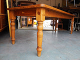 Rustic Country Style Large Pine Kitchen/Dining Table - erfmann-vintage