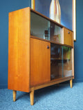 Mid Century Vintage 1960s Kitchen Unit Display Cabinet Teak