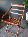 Antique 19th Century Campaign Folding Chair 