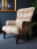 Laura Ashley Home Button Back Armchair Traditional Check
