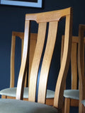 Mid Century Vintage Skovby Mobelfabrik Teak Highback Dining Chairs - Set of 4