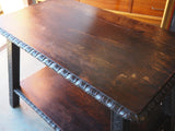 Jacobean Style Dark Oak Occasional or Side Table - erfmann-vintage