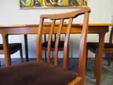 Mid Century Teak Extending Dining Table & Four Chairs by Nathan - erfmann-vintage