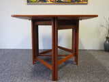 Mid Century Teak Drop Leaf Table by McIntosh Dining - erfmann-vintage
