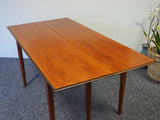 Danish Design Interesting Side/Dining Table or Desk with Telescopic Legs - erfmann-vintage