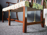 Antique Georgian Style Mahogany Chair Back Settee / Sofa