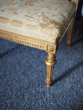 Antique French Louis XVI Guilded Side Chair