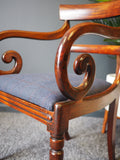 Antique Regency Mahogany Desk or Side Chair