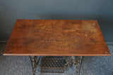 Antique Vintage 1900s Singer Sewing Machine Table Industrial Rustic 