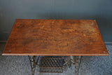 Antique Vintage 1900s Singer Sewing Machine Table Industrial Rustic 