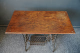 Antique Vintage 1900s Singer Sewing Machine Table Industrial Rustic