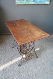 Antique Vintage 1900s Singer Sewing Machine Table Industrial Rustic