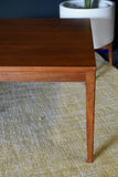 Mid Century Swedish or Danish Teak Square Coffee Table 1960s