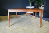 Mid Century Swedish or Danish Teak Square Coffee Table 1960s