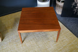 Mid Century Swedish or Danish Teak Square Coffee Table 