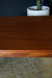 Mid Century Swedish or Danish Teak Square Coffee Table 1960s