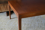 Mid Century Swedish or Danish Teak Square Coffee Table 1960s