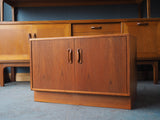 Mid Century Single Short Cabinet TV Stand G-Plan Fresco Range 1960s - erfmann-vintage