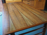 Mid Century Rosewood Table Desk Scandinavian Modernist - erfmann-vintage