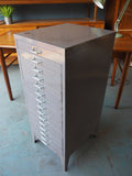 Industrial Chic Single Grey Metal Filing Cabinet - erfmann-vintage