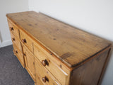 Victorian Dresser Bottom/Sideboard in Pine - erfmann-vintage