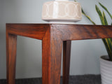 Danish Mid Century Side Table Lamp Table in Rosewood - erfmann-vintage
