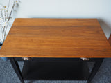 Vintage Mid Century Hallway Console Table Desk Solid Oak - erfmann-vintage