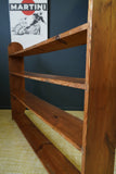 Victorian Antique Open Shelved Pine Bookcase Shelving Unit