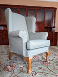 Mid Century Traditional Style Parker Knoll Armchair Fireside Chair NEW Tweed Upholstery!