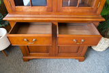 Reproduction 'Bradley Classic Furniture' Style Solid Cherry Wood Display Dresser